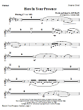 Here In Your Presence - Clarinet