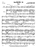 Sonata No. 10 (Op. 5) - Piano Accompaniment