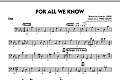 For All We Know - Bass