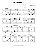 A Time For Us (Love Theme) (from Romeo And Juliet) (arr. Phillip Keveren)