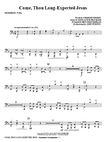 Come, Thou Long-Expected Jesus - Trombone/Tuba 