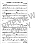 (You've Got It) The Right Stuff (arr. Ishbah Cox) - Eb Alto Sax