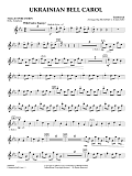 Ukrainian Bell Carol (arr. Richard L. Saucedo) - Timpani