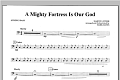 A Mighty Fortress Is Our God - String Bass