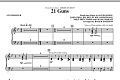 21 Guns (from Green Day's American Idiot) - Synthesizer