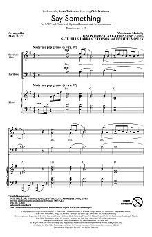 Say Something (feat. Chris Stapleton) (arr. Mac Huff) 