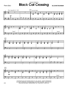 Black Cat Crossing - Piano Accompaniment 