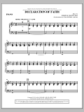Declaration Of Faith - Piano