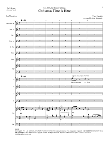 Christmas Time Is Here - Full Score 