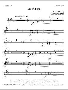 Desert Song - Clarinet 1 & 2 