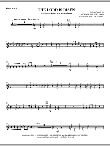 The Lord Is Risen - F Horn 1,2 