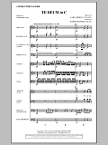 Te Deum In C - Score