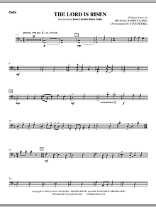 The Lord Is Risen - Cello 
