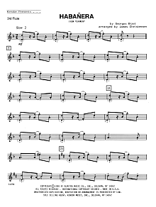 Habanera (from Carmen) - 3rd C Flute 