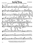 Swing Thing - Eb Solo Sheet