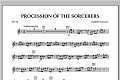 Procession Of The Sorcerers - Flute