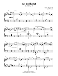 Air de Ballet, Op. 123, No. 11