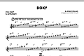 Doxy - Bb Solo Sheet