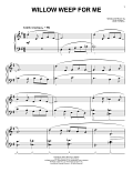 Willow Weep For Me [Classical version] (arr. Phillip Keveren)