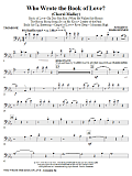 Who Wrote The Book Of Love? (Choral Medley) - Trombone