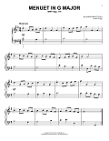 Menuet In G Major, BWV App. 114