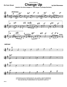 Change Up (based on I Got Rhythm by George Gershwin) - Solo Sheet - Alto Sax 