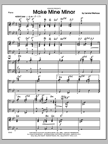 Make Mine Minor - Piano 