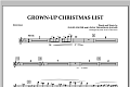 Grown Up Christmas List (with Optional Vocal Solo) - Piccolo