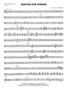Tryptich For Strings - Viola 