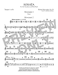 Sonata for Alto Saxophone, Op. 29 - Bb Trumpet 1