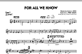 For All We Know - Reed 2 (Clarinet)
