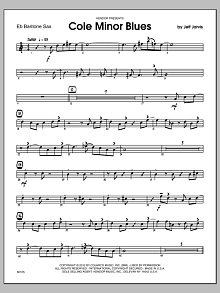 Cole Minor Blues - Baritone Sax 