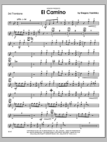 El Camino - 3rd Trombone 