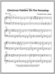 Christmas Fiddlers On The Housetop - Piano 