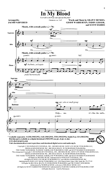 In My Blood (arr. Jacob Narverud) 