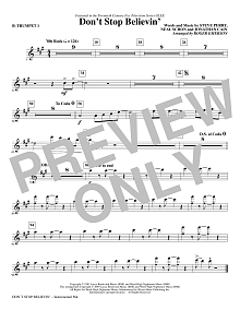 Don't Stop Believin' - Trumpet 1 