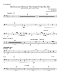 The Heavens Opened; The Angels Filled the Sky - Trombone 2