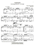 Sarabande, BWV 810