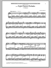 Eight Pattern Preludes, 3. Scherzo 