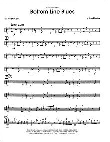 Bottom Line Blues - 1st Tenor Saxophone 