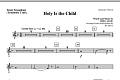 Holy Is The Child - Tenor Sax (Trombone 2 sub.)