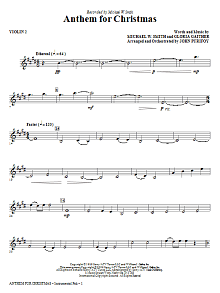 Anthem for Christmas - Violin 2 