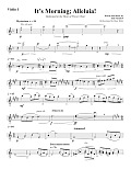 It's Morning; Alleluia! - Violin 1