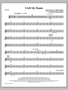I Lift My Hands - Guitar 