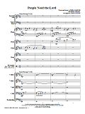 People Need The Lord - Full Score