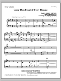 Come, Thou Fount Of Every Blessing - Keyboard String Reduction