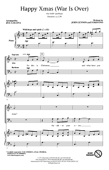 Happy Xmas (War Is Over) (arr. Jill Gallina) 