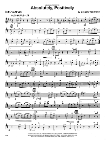 Absolutely, Positively - 2nd Eb Alto Saxophone 