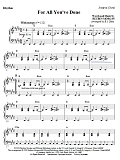 For All You've Done - Violin 1