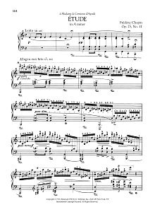 Etude in A minor, Op. 25, No. 11 